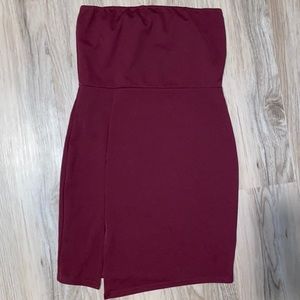 Strapless Mini Dress